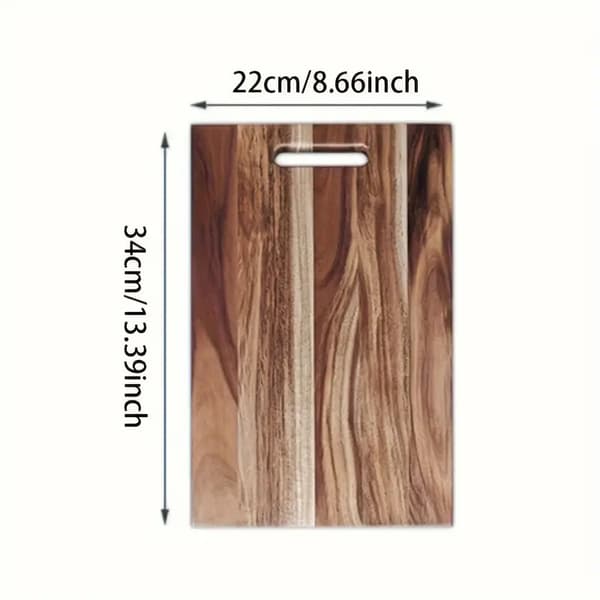 Cutting Board with Handle, Thickened, Easy to Clean, Non-Slip Cutting Board 34x22cm
