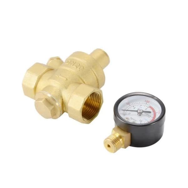 Blyfri justerbar vannregulator i messing 3-4 20 mm vannreduserer med LBQ13 Bar