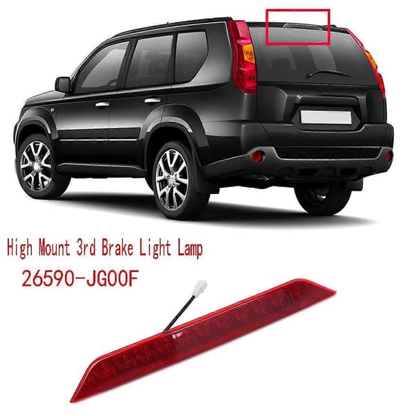 Red High Mounted 3rd Brake Light Lamp For Nissan X-Trail T31 2008-2013