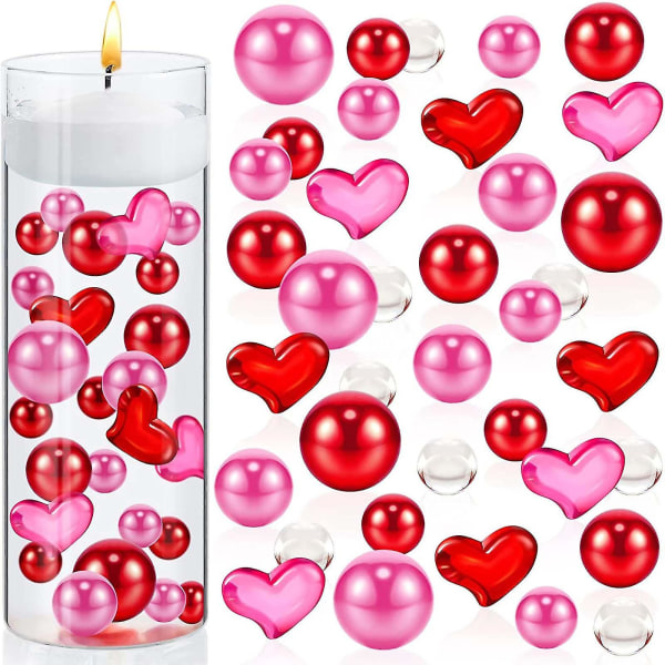 Valentinsdag Vase Stuffing Perle Vase Candy Pearl Stuffing Gel Perler Julepynt Stuffing