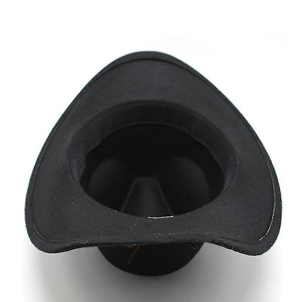 Western cowboyhat filt hat sort - WELLNGS