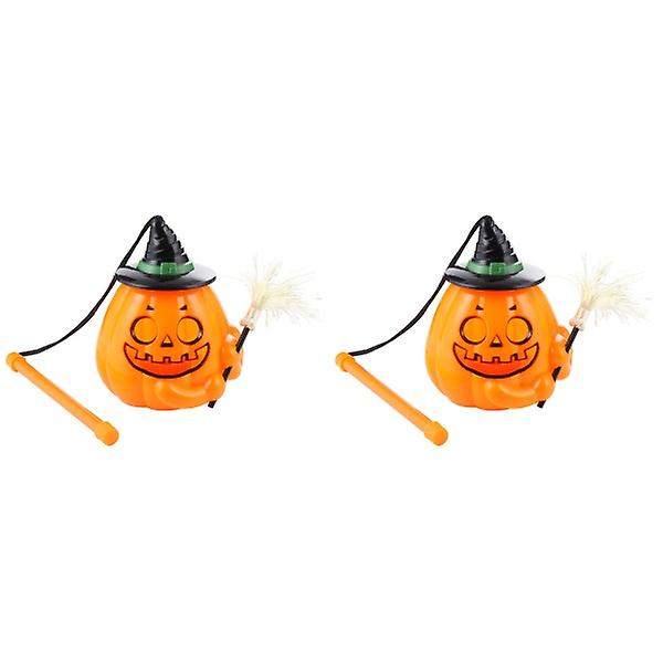 3 st Halloween Barnlampa för Barn Spöke Skrikande Pumpa Lampa (slumpmässig stil) 2 st 12X11CM 2pcs 12X11CM
