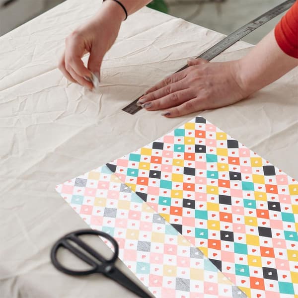 10 pcs Cotton Fabric Sewing Fabric Quilting Craft with Charming Heart Pattern Stylish Decorative and Sturdy