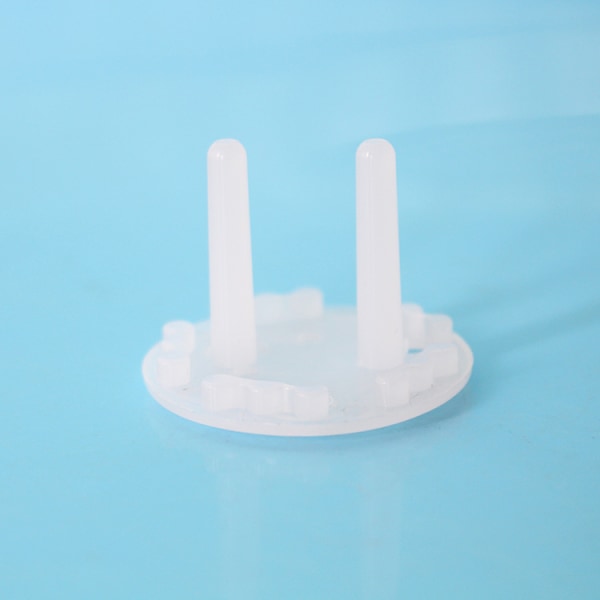 20 st Elektriska Uttagsskydd, Barnsäkra Uttagslock, Säkerhetsuttagslock, Vita 4x4cm White 4x4cm