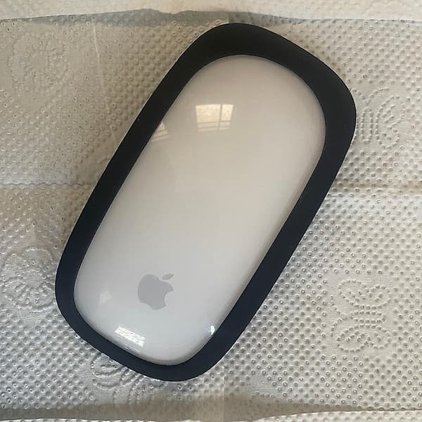 2 stk Erstatningstrekk og hud for Apple Magic Mouse for Magic Mouse 1 & 2 - svart