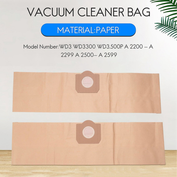 12pcs Dust Bags Compatible With Vacuum Cleaner Compatible With Karcher Wd3 Wd3300 Wd3.500p