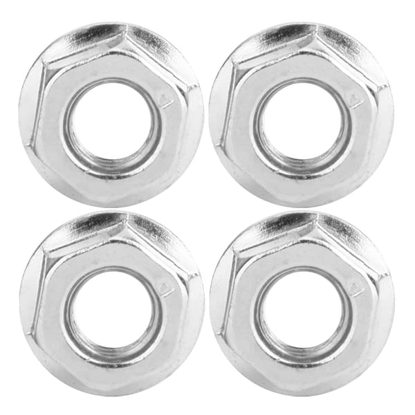 Flange Nut Set 100 Pcs 304 Stainless Steel M8 for Machine Industry