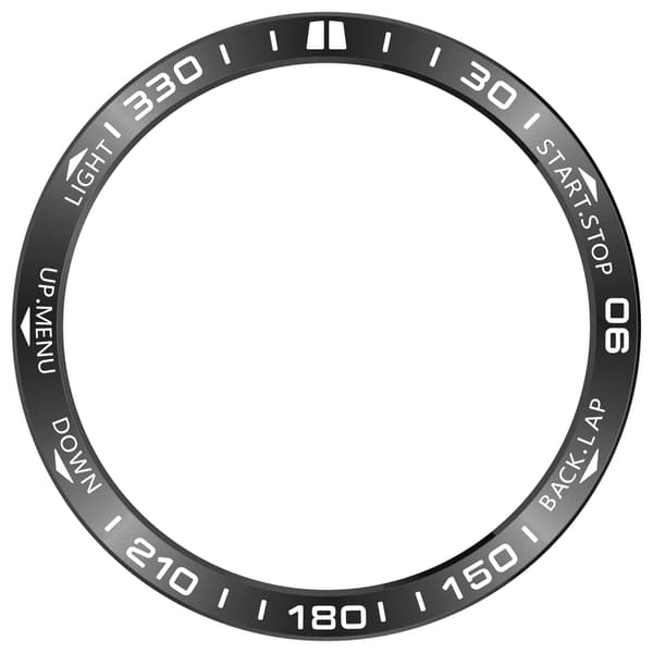 Garmin Tactix 8 51mm Solar Bezel - Svart Rustfritt Stål
