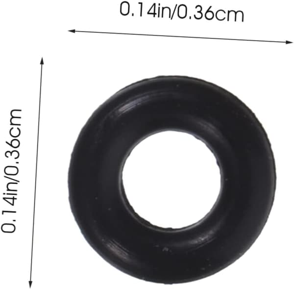 1 Box Black Rubber O-Rings for Watch Back Waterproof Gaskets Replacement Gasket Complete Combination Watch Repair
