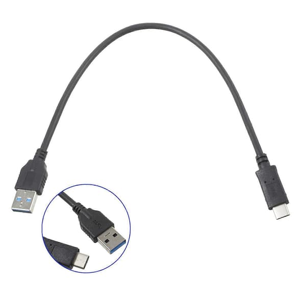 iPhone 15 -sarjalle 30 cm Type-C - USB 3.0 Uros 3A Latauskaapeli 5 Gbps Datasynkronointijohto