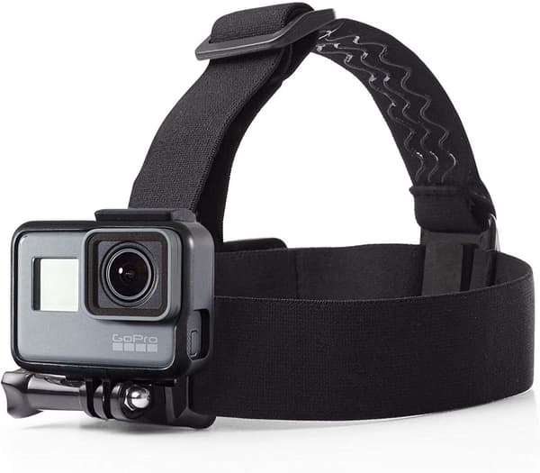 Basics Hodestropp for GoPro Actionkamera, Svart