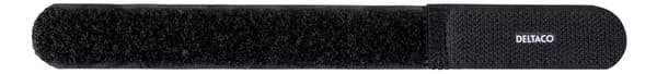 Velcro kabelbindere 20 mm bredde 18 cm 10-pak Svart
