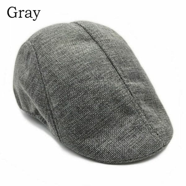 Herre golfkasket flad kasket GRÅ grå grey