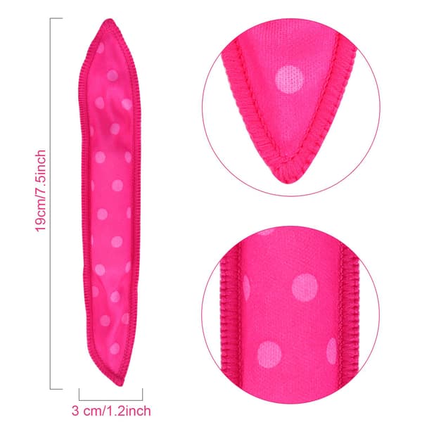 Curl Creations, DIY Hårstylingruller, Bløde Skumruller til Sove uden Varme, Bærbare til Rejser, Fleksible Vaskbare Svamp Twist Curlers, 40-pak