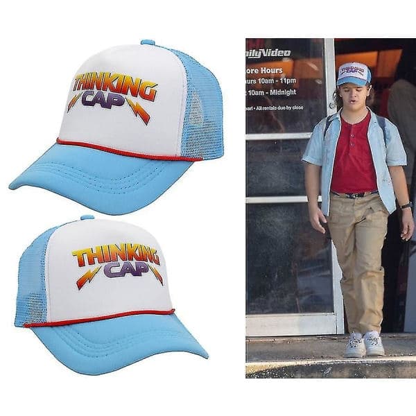 Stranger Things Sæson 4 Hellfire Club Dustin Cosplay Hat Trucker Hat