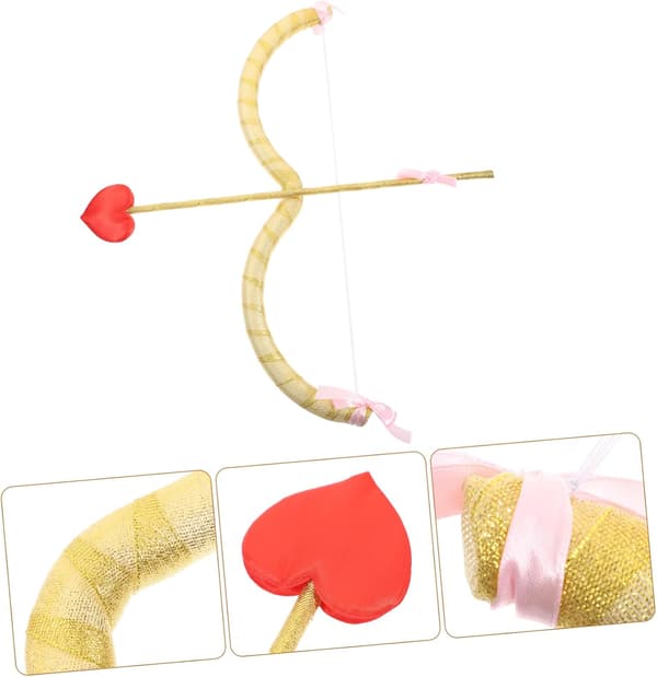 Cupid Arrow Prop for Valentine's Day Cosplay Costume Accessory Bow and Arrow