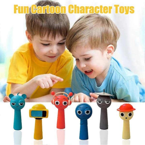 Sprunki Actionfigurer, Leker, Kontorfigurer, Dekor, Gaver til Barn