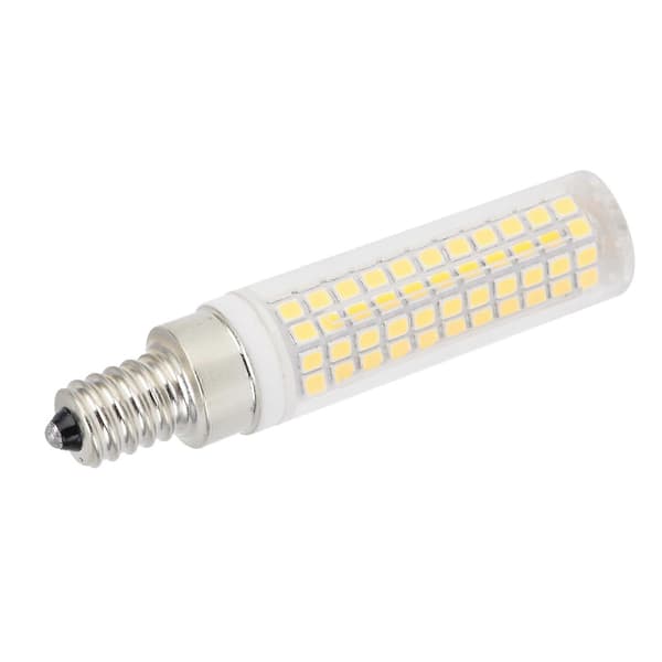 E12 LED Corn Bulb 1200LM 136LED Dimmable Lamp for Chandelier Ceiling Lamp Wall Lamp 110V Cold White [DB] 5 5 5 5