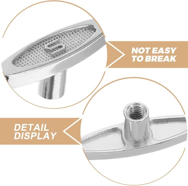 Music Box with High-Precision Production 24 Pcs Winding Keys Alloy T-Handle Replacement Accessories