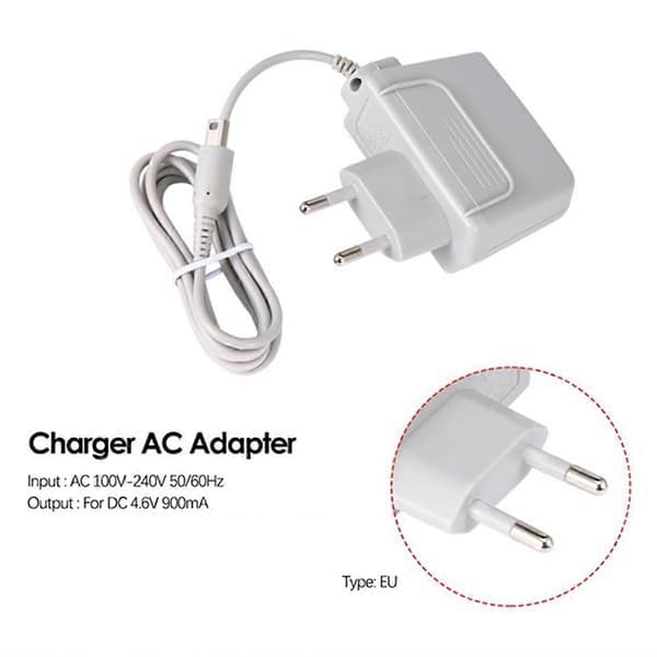Oplader AC-adapter til Nintendo Til Nye 3DS XL LL Til DSi DSi XL 2DS 3DS 3DS XL EU-STIK