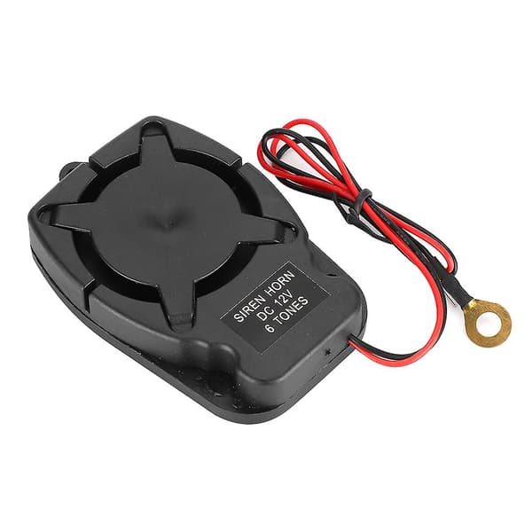 DC12V Car Vehicle Anti-theft Alarm Speaker Horn 6 Sounds 110db Security System Accessory [DB]