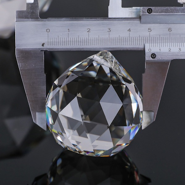 30mm 40mm 50mm 3-pak Krystalkugle Prisma Dekorativ Kugle til Lysekrone Vindue Solfanger Regnbuemager - Drop Lysekrone Vedhæng