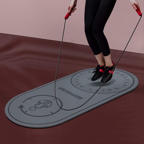 Jump Rope Training Mat - 6mm/8mm Thickened Silencer
