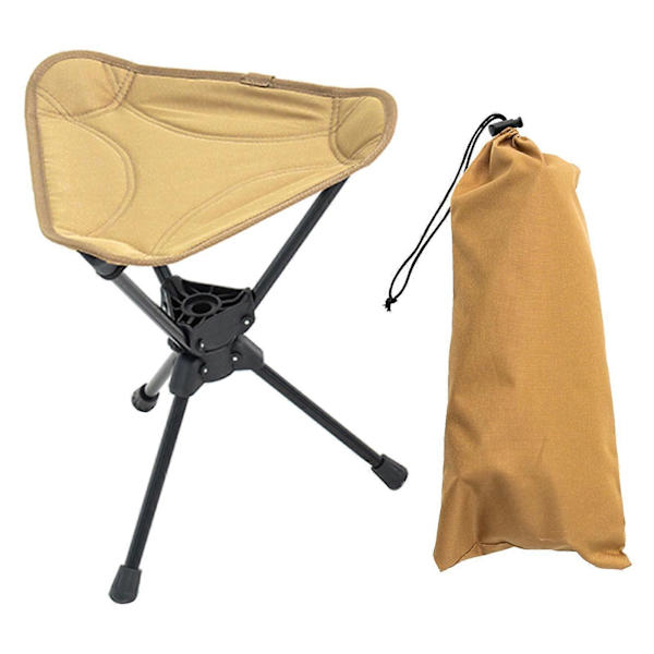 Foldable Camping Stool Backpack Chair Portable Folding Chair for BBQ Beach