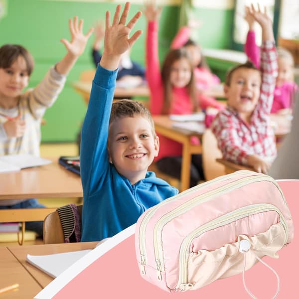 Cute Pencil Case - Drawstring Pencil Pouch | Large Capacity Waterproof Storage Bag for School Supplies (DB)