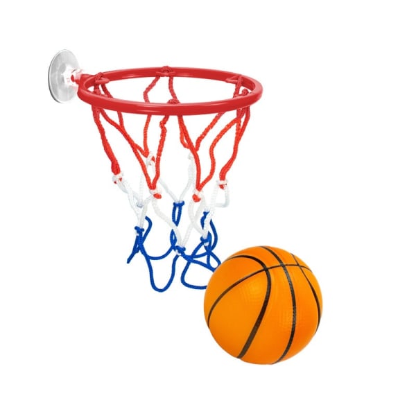 The Door Basketball Game - Indeholder 1 minibasketball og 1 netbøjle, indendørs basketballsæt til hjemmet, kontoret, 6 cm minibasketball