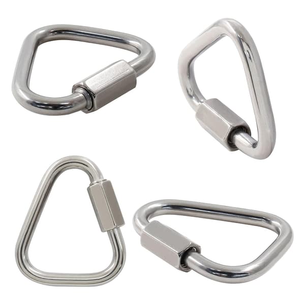M5 Delta Quick Links Triangel 3/16 tum 4 st 4 st 16 tum M5 ,4Pcs size_name