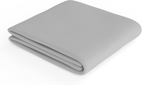 Basics Fitted Sheet, 180 x 200 x 30 cm, Mikrofiber Polyester til Tykke Madrasser op til 30 cm, Lysegrå