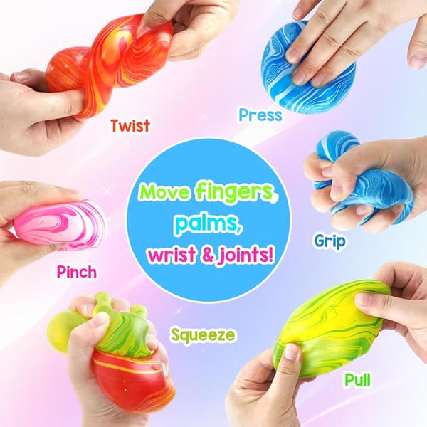wxsp Fidgetleksaker Squishy Stresskub, Solid Iskub Squishy Stresslindrande Leksaker Autism Fidgetbollar Sensorisk Ångestlindrande Artikel för Barn