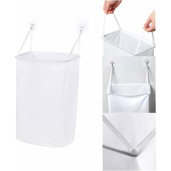 Laundry Basket Hanging Punch-free Home Wall Storage Laundry