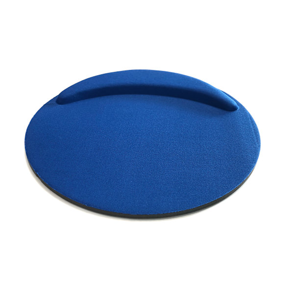 Ergonomisk Rund Musematte med Håndleddsstøtte Blå Blå Blue