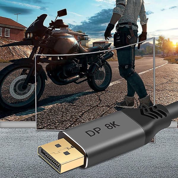 Displayport 1.4 Kabel 8k Hdr 60hz Display Port Adapter Til Video