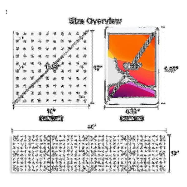 Pegboards, Wall Organizer Panels, Boards for Wall, Craft Room, Kitchen, Garage, Living Room, Bathroom