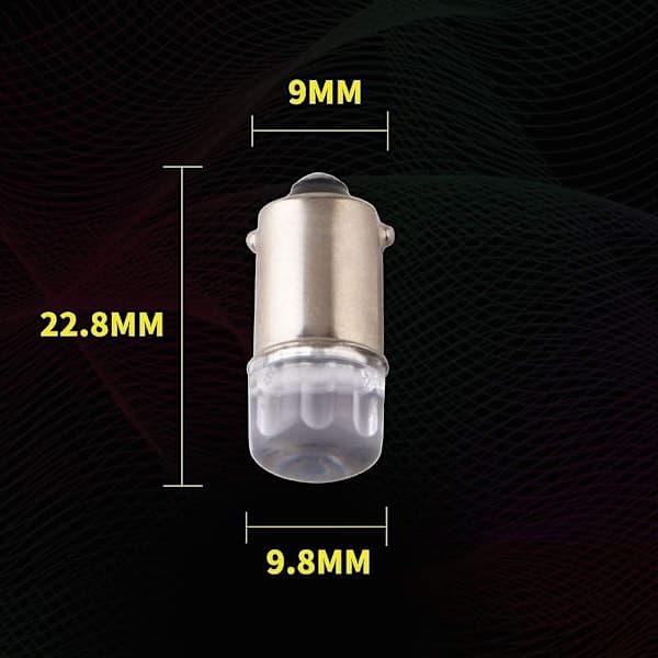 10 stk. bil sidemarkeringslys, bageste sidemarkering, indre indikator, omvendt vinkel, LED-lys, 12V