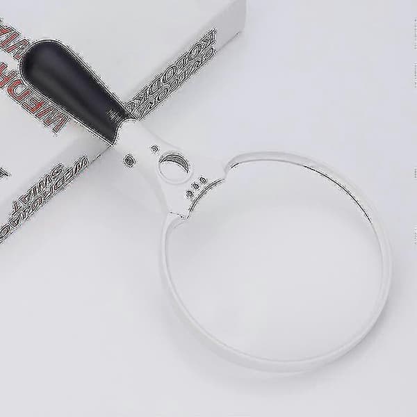Large Magnifying Glass with LED Light - 2X 4X 25X Magnifying Lenses - Best Giant Magnifier with Light for Reading, Exploration, Inspection