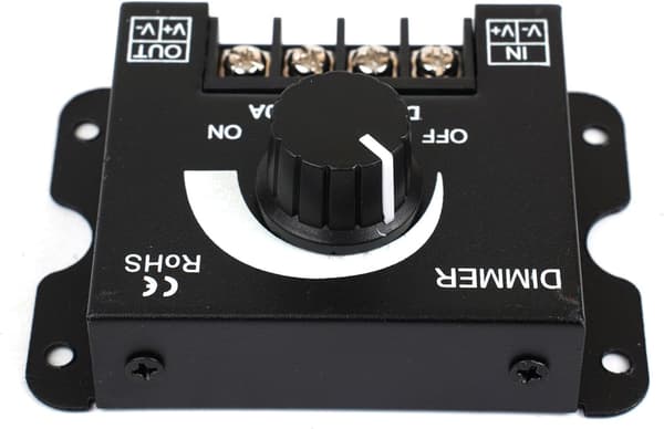 Konstantströmpärlor 30A spänningsregulator för LED justerbar styrenhet enfärgad belysning,