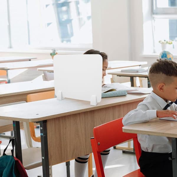 Desk Divider for Students Sneeze Guard for Desk Privacy Screen