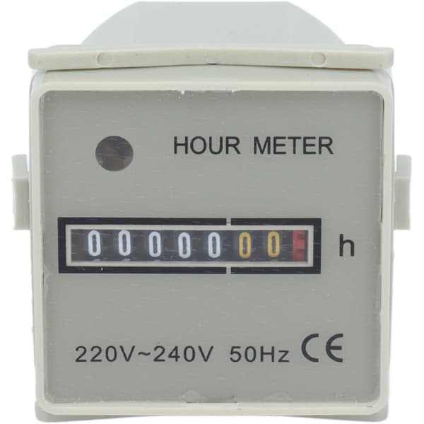 HM2/UWZ48 AC 220-240V Mechanical Hour Meter for Household and Industrial Use, with Fixed Loop