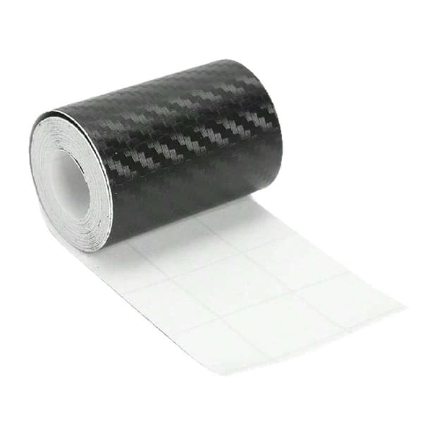 3D Kolfiber Vinylfolie – Reptålig Skyddsfilmstejp för DIY, 10 cm Bredd transparent 3m transparent 3m