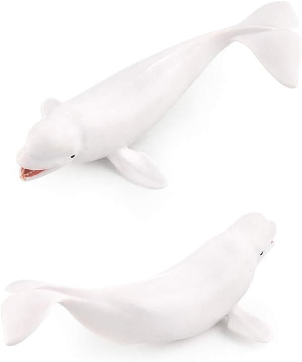 Vita Valar Havsdyrsfigurer Modelfigur Klasseværelsesundervisning Dyr