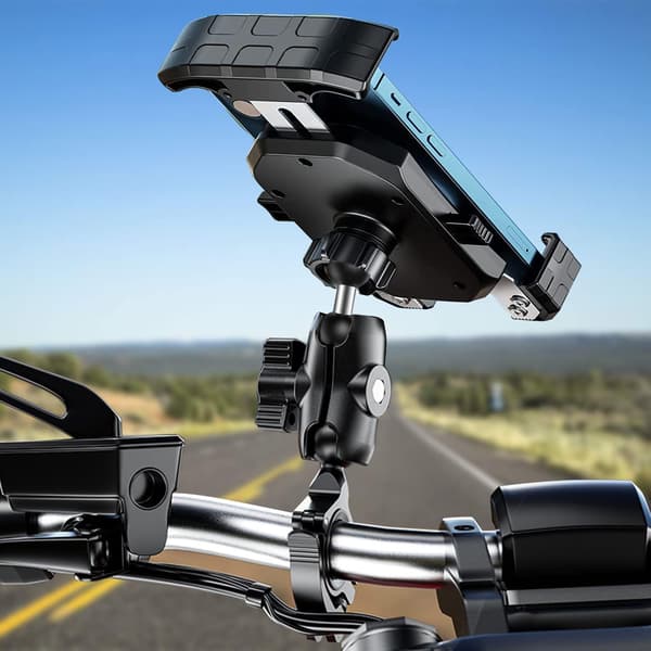 Motorcycle Mount Double Head Ball Adapter 25mm Double Ball Joint Arms Compatible with Double S