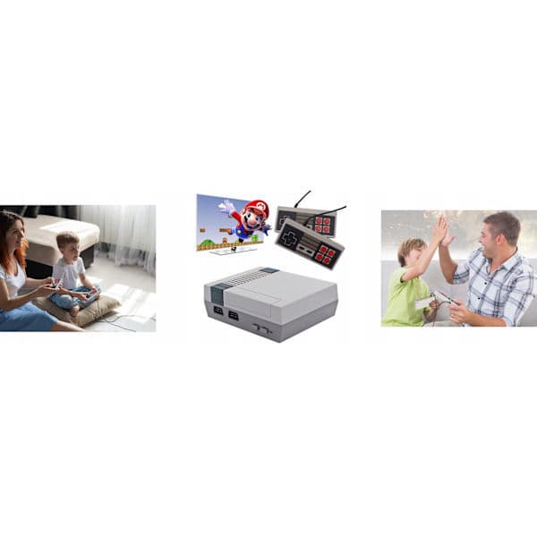 Retro Video Game Console with 620 Classic Games and Dual Controllers