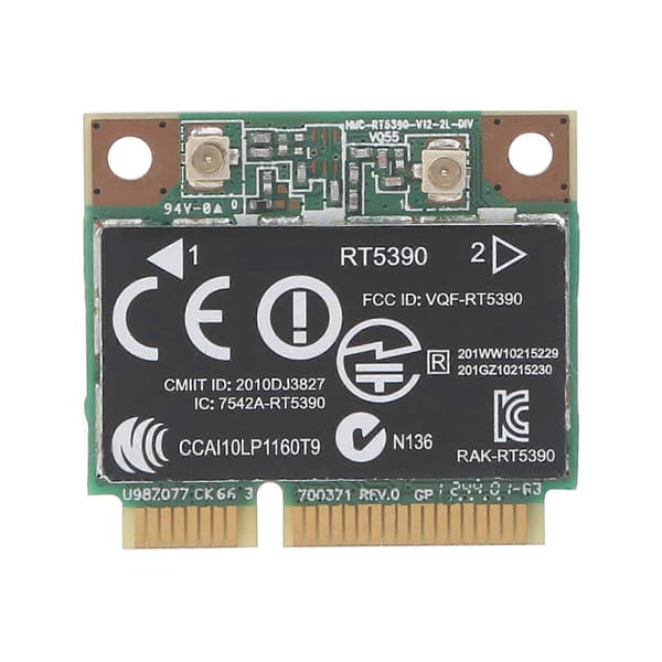 Ralink Erstatning til bærbar computer 630703-001 RT5390 Halv Mini Pcie WLAN-kort