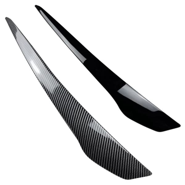 Car Black Glossy Headlight Eyebrow Sticker Cover Trim for E92 E93 2010-2012 Accessories
