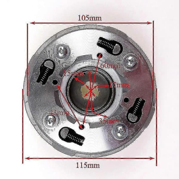 Semi-automatic Engine Clutch Kit for 70cc 110cc 125cc Pit Dirt Bike ATV