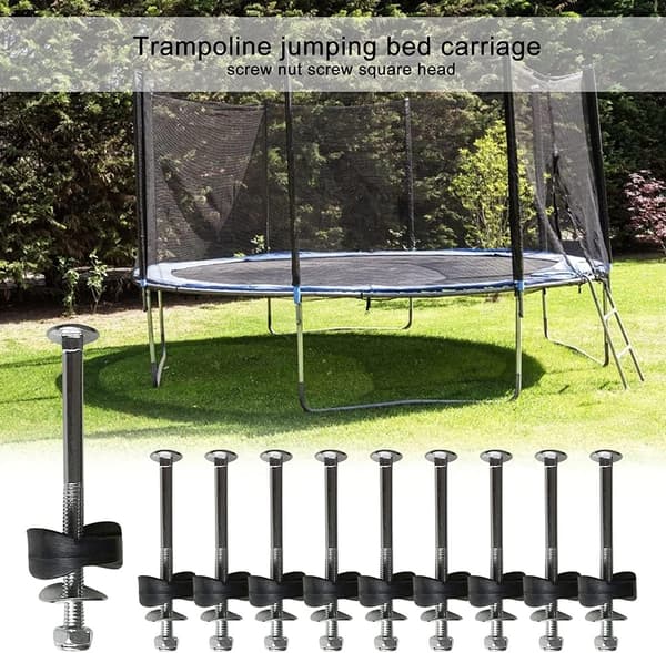 12-pack Trampoline Spacers with Screws for Fixing Trampoline - Replacement Trampoline Accessories
